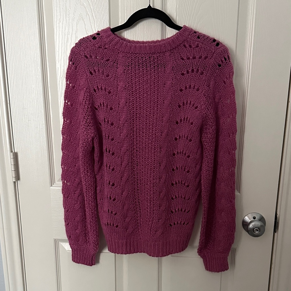 Women's Pink Knit Sweater